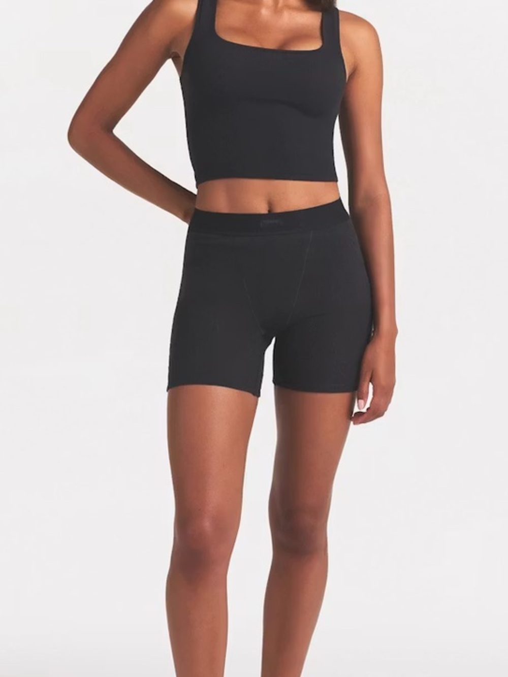 Skims Ribbed Boxer Short - Picture 4 of 8